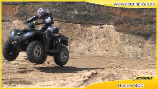 Quad Atv 4x4 Allrad Hunter 600mit Efi FAN550 von Actionbikes [upl. by Atival]