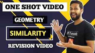 10th Geometry One Shot Video  Chapter No 1  Similarity  JR Tutorials [upl. by Harbison]