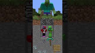 Mikey and JJ got trapped in minecraft maizen minecraft jj mikey [upl. by Enomsed]