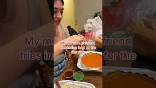 Trying Indian Food For The First Time 🇮🇳 food foodvideos foodie mukbang indianfood [upl. by Airogerg324]