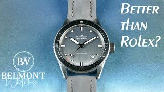 On the Wrist from off the Cuff Blancpain – Fifty Fathoms Bathyscaphe Luxury Titanium Dive Watch [upl. by Harutek]