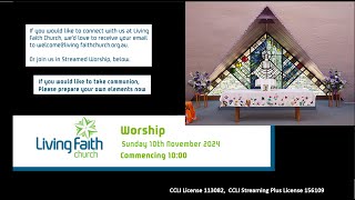 Living Faith Church Sunday 10th November 2024 [upl. by Gherardo]