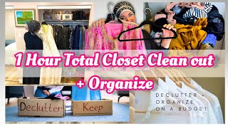 1 Hour Closet Clean out  Organize  Best Tips to declutter  organize Closets  Jewish Home Refresh [upl. by Barby162]