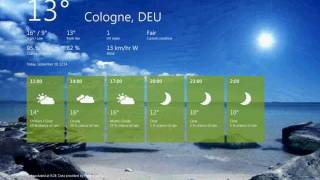 Windows 8 Wetter App [upl. by Rea]