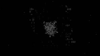 The Universe of ASCII Built with Threejs library threejs glsl graphicsprogramming gamedev [upl. by Ydnys]