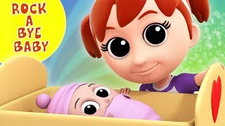 Rock A Bye Baby  Nursery Rhymes  Kids Songs  Baby Rhyme For Children By Luke amp Lily [upl. by Margette293]