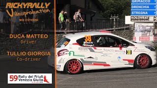 Mix Esterni DUCA  TULLIO  59° Rally del Friuli Venezia Giulia 2024 [upl. by Aliuqahs544]