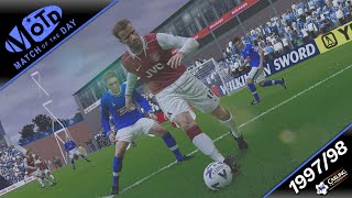 Match of the Day 9798  Episode 4  FA Carling Premiership PES 2021 [upl. by Baudin]