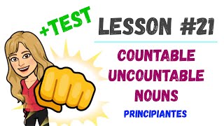 📚 SUSTANTIVOS CONTABLES E INCONTABLES EN INGLES 🤓 COUNT NOUNS AND NONCOUNT NOUNS [upl. by Machos]