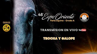 48º EXPOSICION EQUINA GRADO quotAquot EXPOORIENTE  DIA 1 TROCHA Y GALOPE [upl. by Juieta]