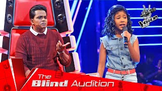 Dahamsa Arundathi  hallelujah  Blind Auditions [upl. by Enalahs143]