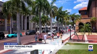 Fort Myers implements 10trip parking pass [upl. by Melentha999]