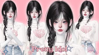 𓍢ִ໋🩰ᰔᩚ Zepeto Face Tutorial Pretty Idol Girl Face Oplas Zepeto Girl Zepeto Girl Face Tutorial ✧˚🎀⋆ [upl. by Akenet]