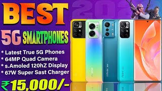 Top 5 Powerful 5g Phone Under 15000 in 2022 67W Fast Charger sAmoled 120hz Best Phone under 15000 [upl. by Netsryk806]