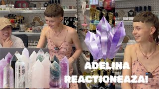 Adelina si Estera reactioneaza la Turul Magazinelor STONEMANIA din Bucuresti [upl. by Demahum]