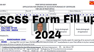 Post office SCSS form fill up in details [upl. by Acemahs882]