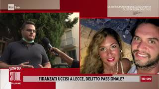 Fidanzati uccisi a Lecce killer in fuga  Storie Italiane 23092020 [upl. by Schnur746]