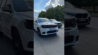 BMW X6 M Competition 44 vs Jeep Grand Cherokee track hawk 62 [upl. by Yelkcub]