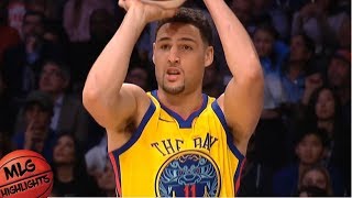 Klay Thompson Full Three Point Contest  Feb 17  2018 NBA All Star Weekend [upl. by Sayce]