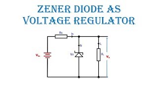 zener diode as voltage regulator [upl. by Salkin407]