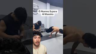 El Alumno Supera Al Maestro calisthenics viral fitness [upl. by Eniluqaj]