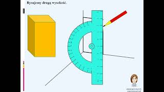 Dimetria prostokątna  Rysowanie prostopadłościanu [upl. by Natek]