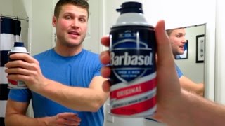 Barbasol Shaving Cream and Edge Shave Gel [upl. by Sivlek]