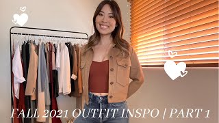 Fall 2021 Outfit Inspo  Part 1 ARITZIA AGOLDE ABERCROMBIE [upl. by Esirtal]