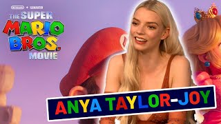 Anya TaylorJoy Is Starting A Music Career  The Super Mario Bros Movie Interview [upl. by Scarrow411]