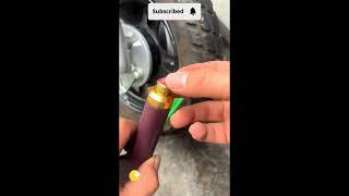 See the best solution for repairing a motorcycle tire shortsvideo tools diy hd [upl. by Axela434]