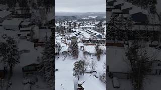 Snowcovered Whitehorse glowing in the night amp morning❄️🇨🇦 whitehorseyukon shortsviral yukon [upl. by Zaraf455]