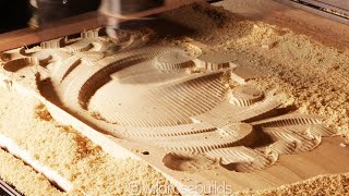 Sign Carving on the Ooznest Workbee CNC using Vectrics Vcare  Aspire REUPLOAD AUDIO FIXED [upl. by Ylrebmek]