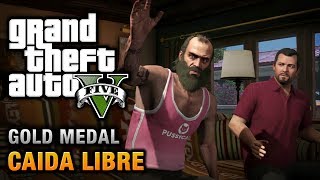 GTA 5  Mission 45  Caida Libre 100 Gold Medal Walkthrough [upl. by Ahtamat]