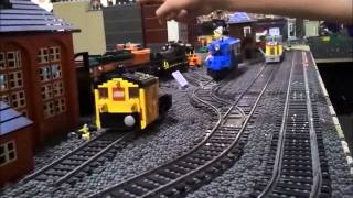 Huge Lego Train Layout [upl. by Cristionna]