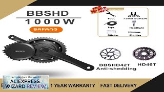 Bafang BBSHD 1000W 48V52V Mid Drive Motor Electric Bike Conversion Kit BBS03B Review [upl. by Hilda]