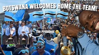 My POV Welcoming home Botswanas Olympic Team Vlog  Motswana YouTuber 🇧🇼 [upl. by Aloap]