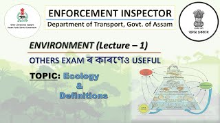 APSC ENFORCEMENT INSPECTOR  ENVIRONMENT OF ASSAM LECTURE 1 GENERAL STUDIES SECTION [upl. by Anitnamaid]