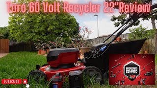 Toro 60 Volt Lawn Mower Recycler 22quot Review 21466 toro lowesfinds [upl. by Annayk]