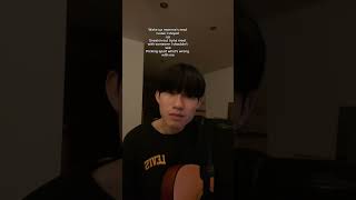 my way  Katseye katseye myway coversong acousticcover [upl. by Einalem]