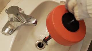 How to Use Canister Style Drain Cleaning Augers PART 1 [upl. by Platt]