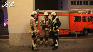 Einsatz am Leipziger Platz Feuer im Shoppingcenter „Mall of Berlin“ [upl. by Parker723]