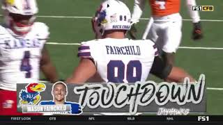 NFL Draft Film Ep 863 Mason Fairchild  TE  Kansas  2023  Full Highlights [upl. by Iniffit]