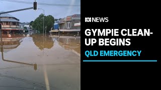 Cleanup begins in Gympie following its worst flooding in decades  ABC News [upl. by Bum]