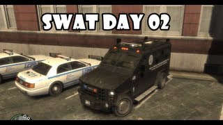 GTA IV LCPDFR Day 02  SWAT Bearcat HD [upl. by Kolk]