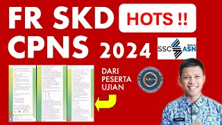 FR SKD CPNS 2024  HARI PERTAMA [upl. by Ylevol]