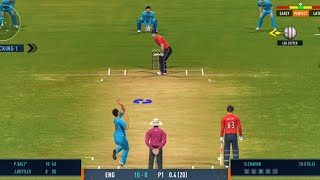 Deepak Chahar gets revenge after giving 2 boundaries 😍  RC 24  Chahar bowling  Real Cricket 24 [upl. by Munafo]