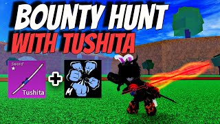 『Bounty hunt with Tushita』Roblox  Blox fruits  30M  Kyuuru [upl. by Jelle]