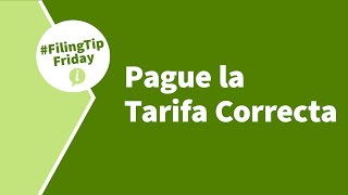 Pague la Tarifa Correcta [upl. by Olnek]