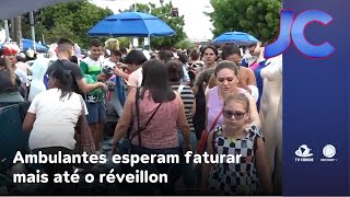 Feiras estão movimentadas e ambulantes esperam faturar mais até o réveillon  Jornal da Cidade [upl. by Laks]