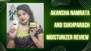 AKANSHA NAMRATA AND SUKHPARASH MOISTURIZER REVIEW ep 81 youtube haircare akansha beautyreview [upl. by Kcirednek]